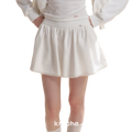 Textured A-Line Short Skirt