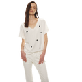 Relaxed Stylish V-Neck Short Sleeve T-Shirt