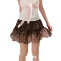 Staycation Ruffled A-Line Floral Skirt