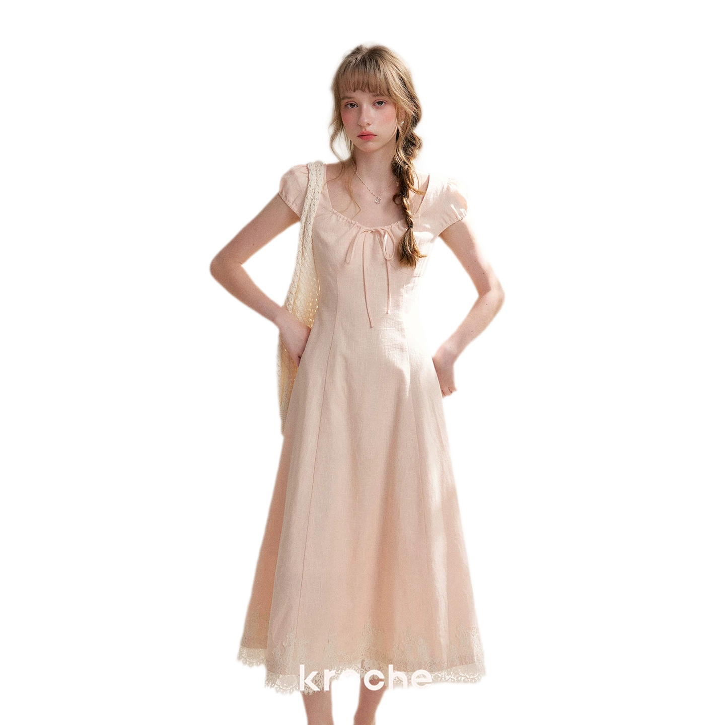 French Lace Long Dress