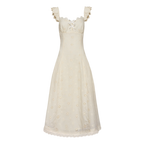 Lace Embroidery Maxi Dress