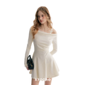Daisy Lace One-Shoulder Dress
