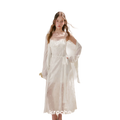 French Embroidered A-line Dress