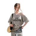 Off-Shoulder Logo T-Shirt