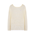 Striped Open-Back Cover-Up