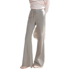 Tencel Cotton Drawstring Flared Pants