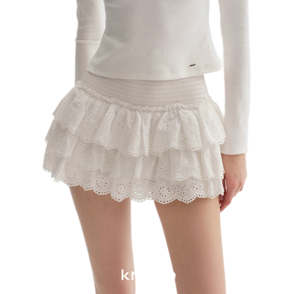 Lace Tiered Cake Skirt