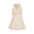 Dreamy Garden Embroidered Halter Top
