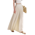 Pleated Wide-Leg Pants
