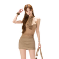 Sheer Halter Bow Top