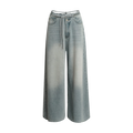Bow Wide-Leg Jeans