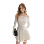 Daisy Lace One-Shoulder Dress