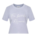 Colorblock Wool Knit Tee
