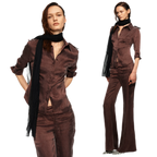 Tencel Shirt Pants Set