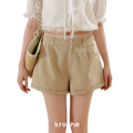 Modal Cotton Lace Trim A-Line Shorts