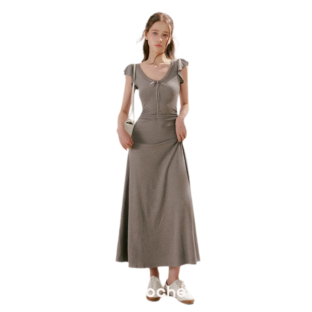 Ribbon A-Line Dress