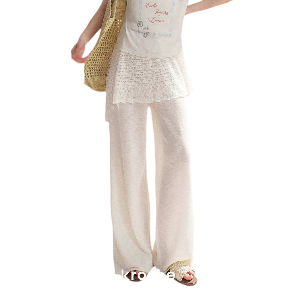 Tencel Linen Knit Pants