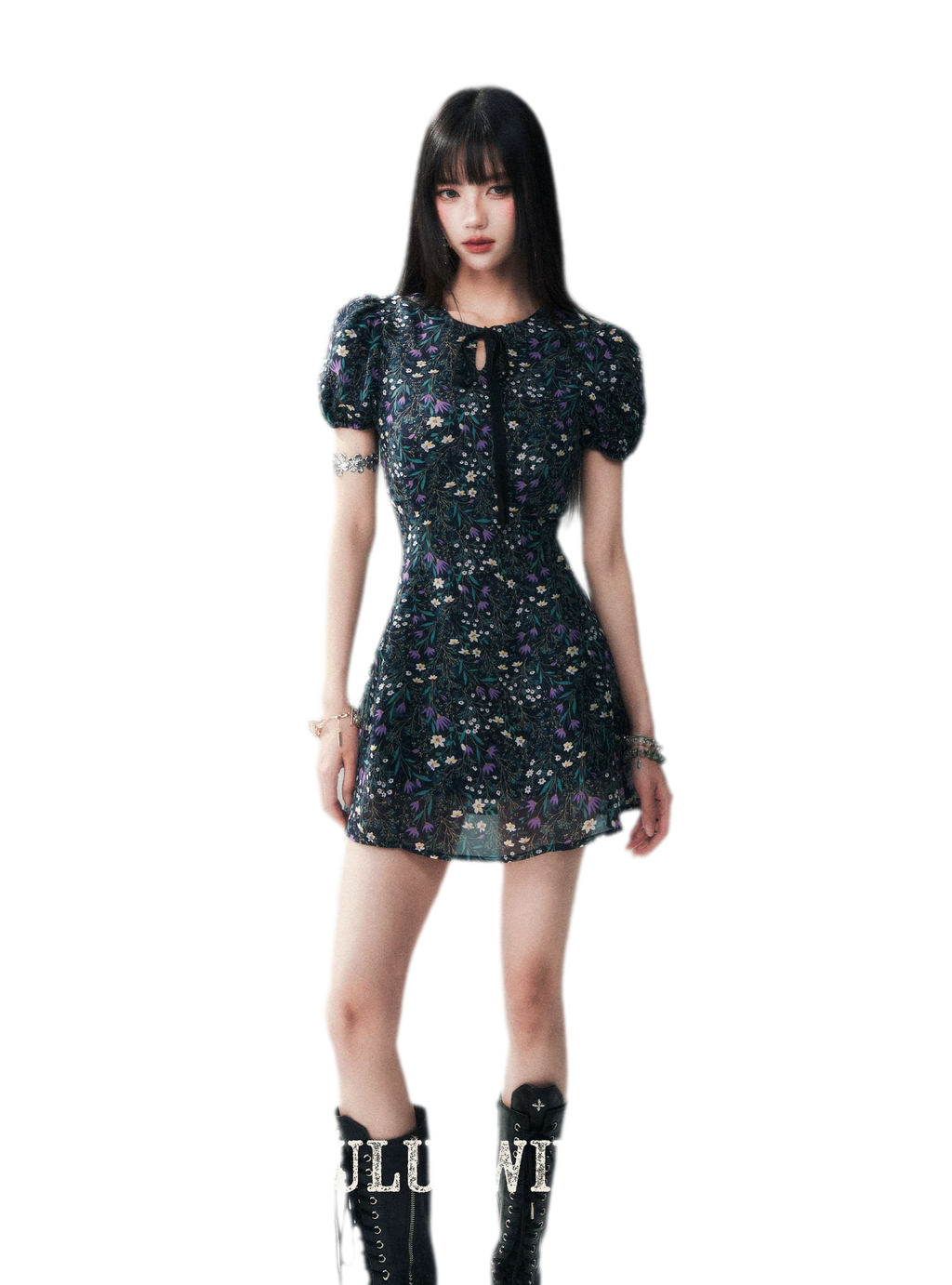 Ink Lily Vintage Mini dress