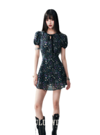 Ink Lily Vintage Mini dress