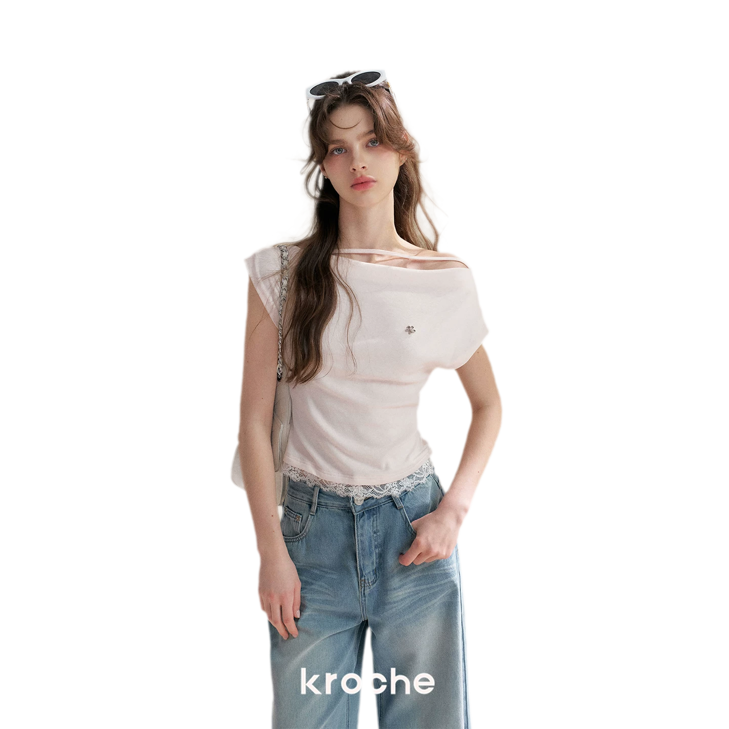 Lace Trim T-Shirt