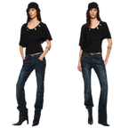 Cape Beaded Layered Tee