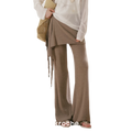Wrap Tie Flared Pants