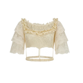 Crown Morning French Soft Lace Top