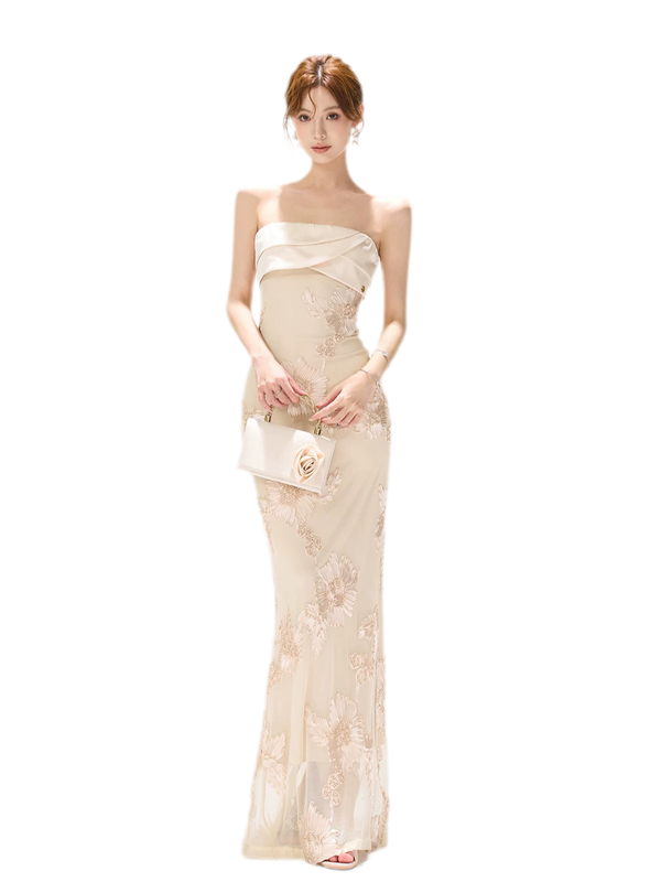 Gilded Night Mermaid Gown