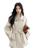 70 Wool Stand Collar Coat