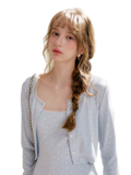 Rose Knit Cardigan Dress