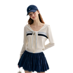Lace Sailor Tie Cardigan