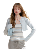 Knit Cardigan Cami Set