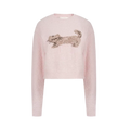 Wool Cat Jacquard Sweater