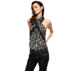 Sheer Halter Chiffon Cami