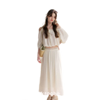 Lace Off-Shoulder Top & Skirt Set