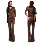 Tencel Shirt Pants Set