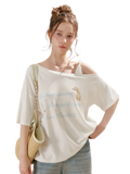 Modal Cotton Lace Tee